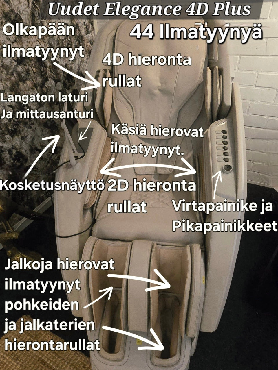 1. Parikellunta ja tuolihieronnat kahdelle