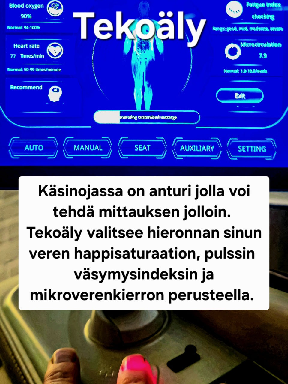 1. Parikellunta ja tuolihieronnat kahdelle