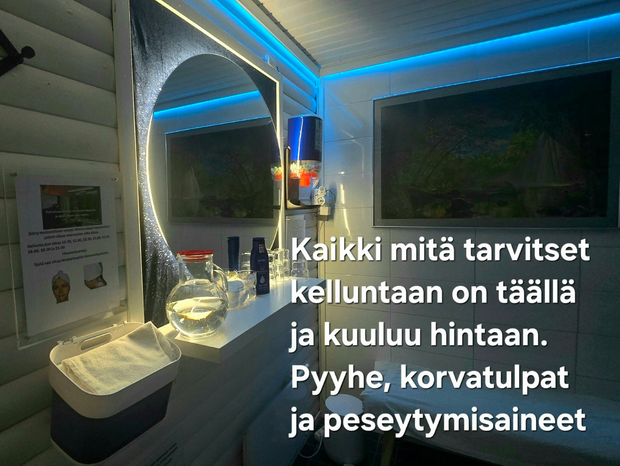 1. Parikellunta ja tuolihieronnat kahdelle
