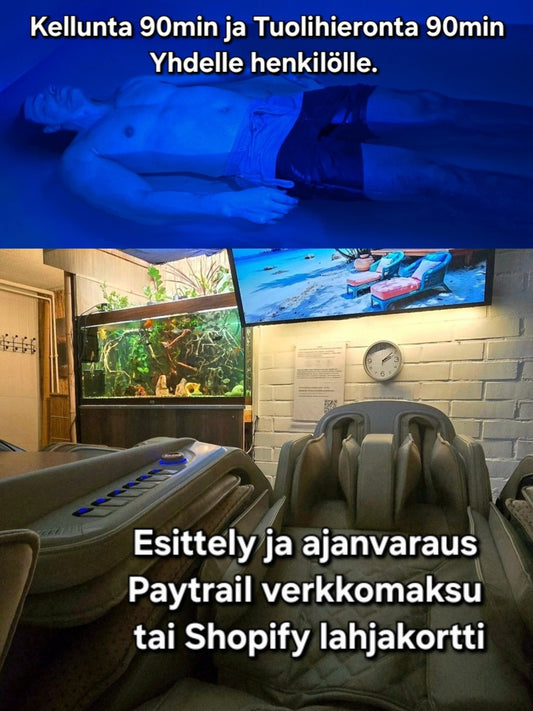 2. Kellunta ja Tuolihieronta yhdelle henkilölle