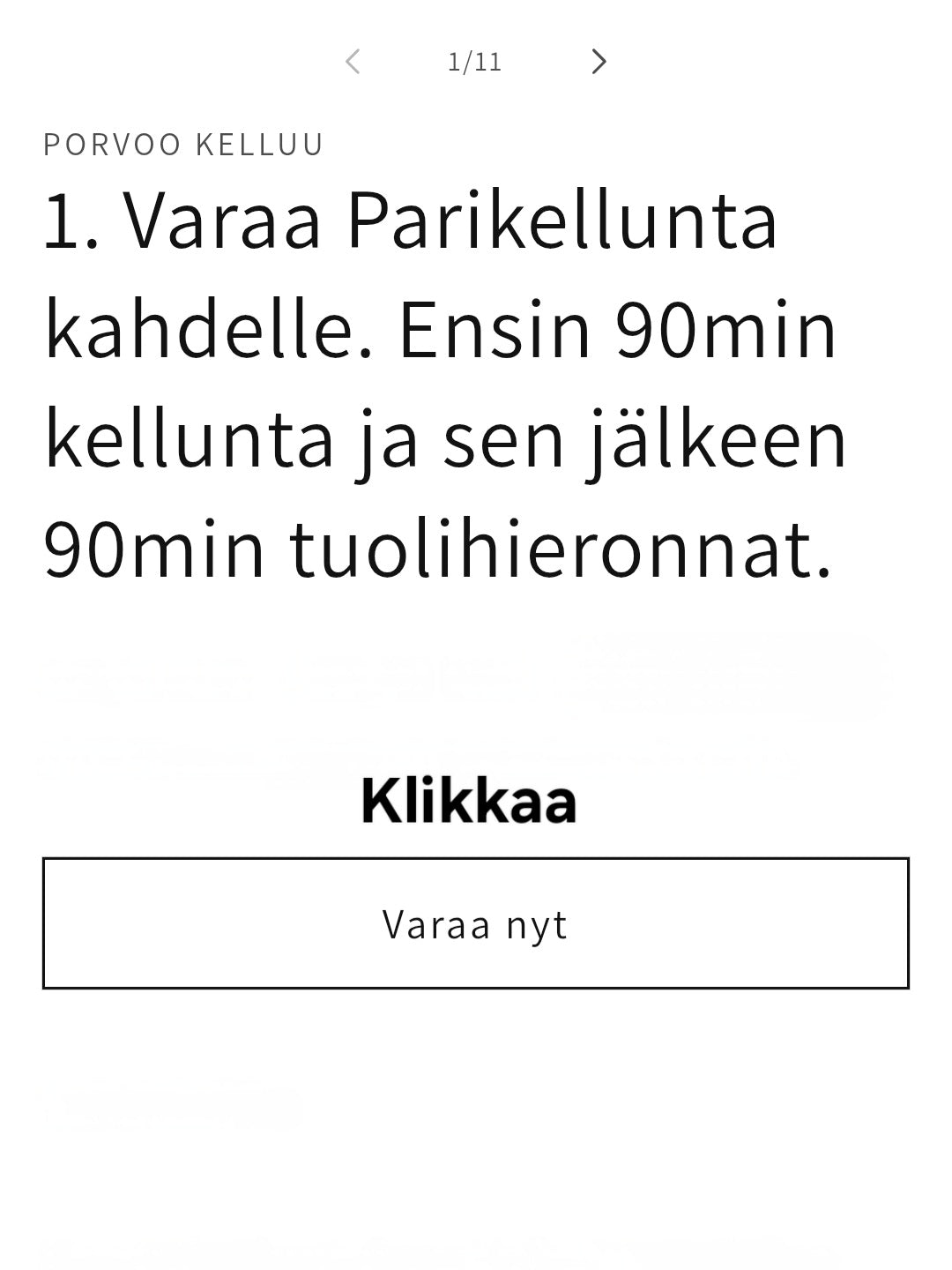 7.  Ohjeet Ajan varaus ennen 9.9.2025
Ostetuille Porvoo Kelluu Lahjakorteille ja Elämyslahjat lahjakorteille.