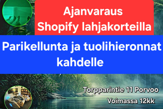 4. Ajanvaraus Parikellunta - Porvoo Kelluu Shopify-lahjakortti