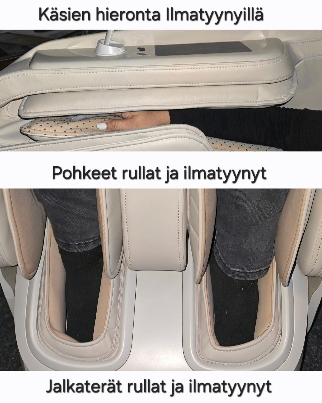 3. Hierontatuolit ilman kelluntaa 60min