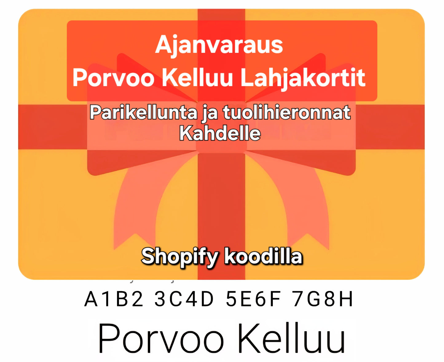 4. Ajanvaraus Parikellunta - Porvoo Kelluu Shopify-lahjakortti