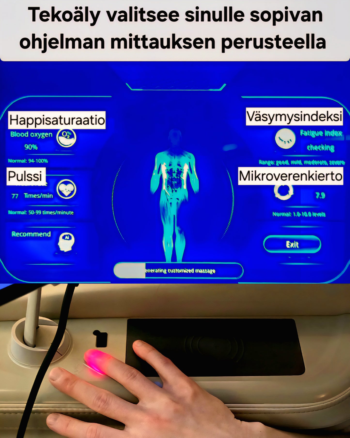 3. Hierontatuolit ilman kelluntaa 60min